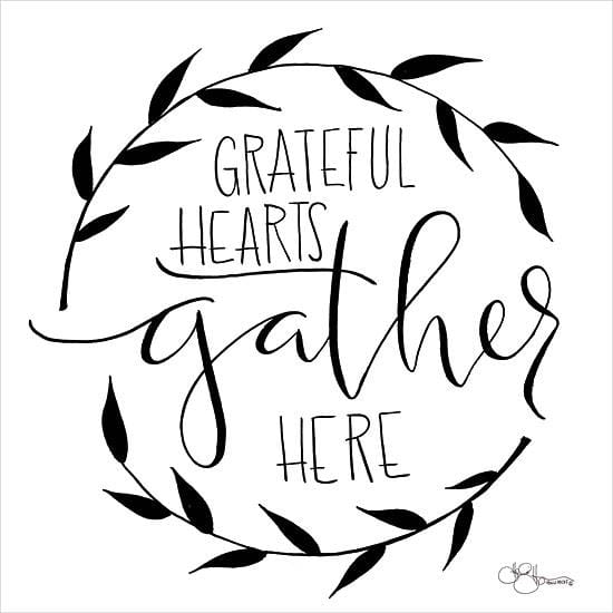 Penny Lane Publishing Grateful Hearts Gather Here By Hollihocks Art Art Print - 12 X 12