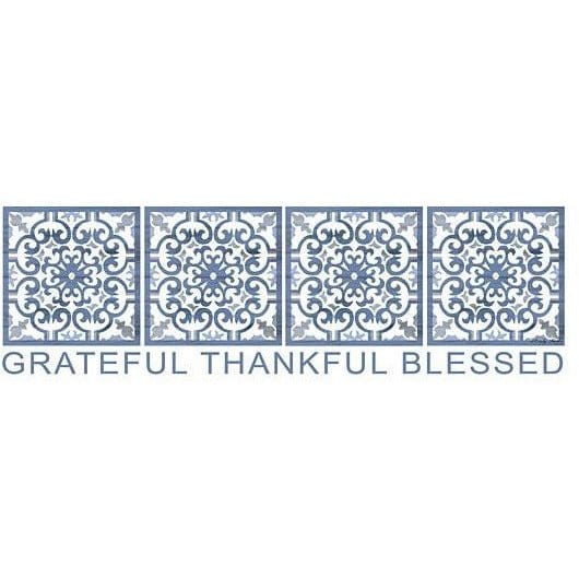 Penny Lane Publishing Grateful, Thankful, Blessed By Cindy Jacobs Art Print - 8 X 24