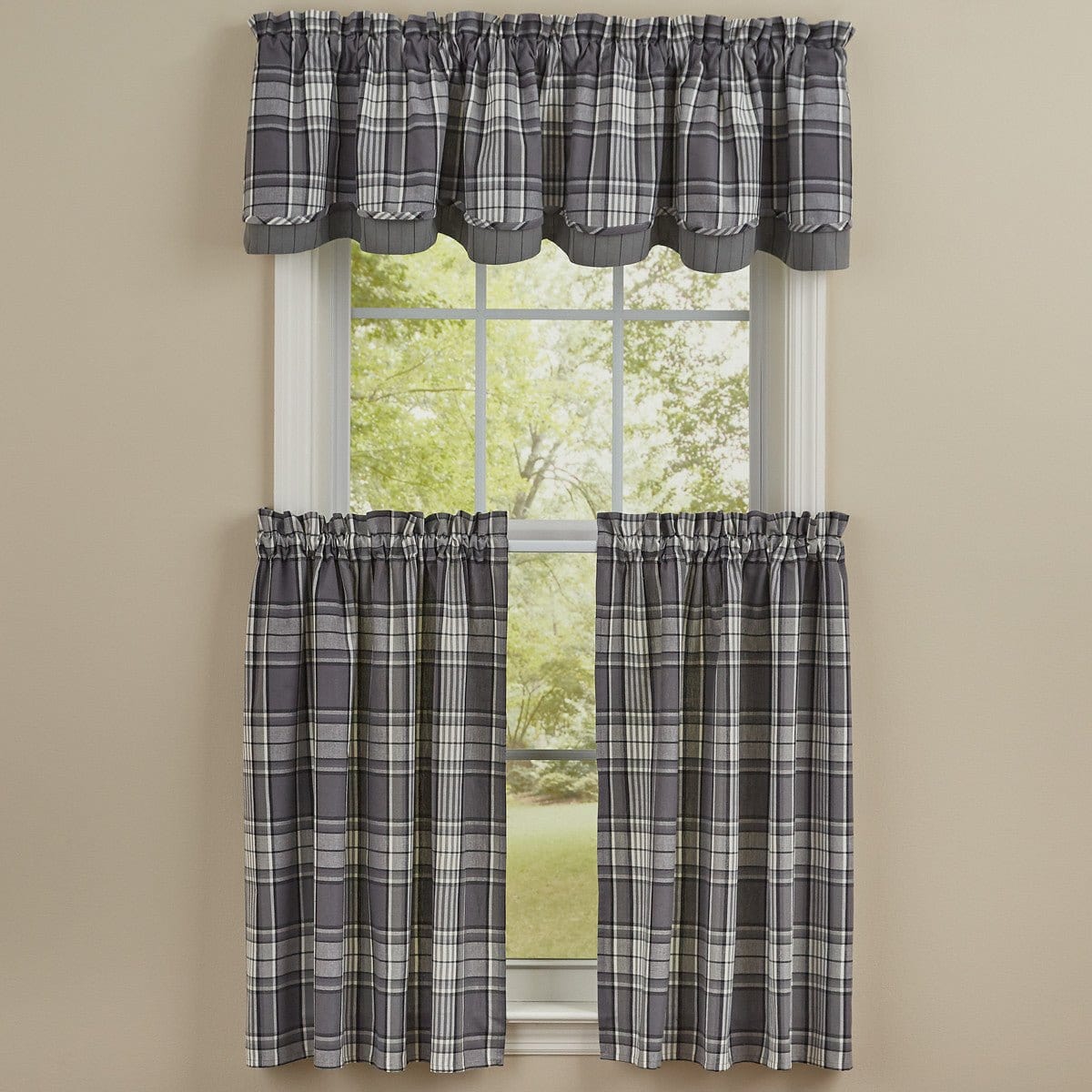 Gray Area Tier Pair 36&quot; Long Unlined-Park Designs-The Village Merchant