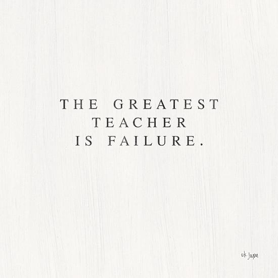 Greatest Teacher Is Failure By Jaxn Blvd Art Print - 12 X 12-Penny Lane Publishing-The Village Merchant