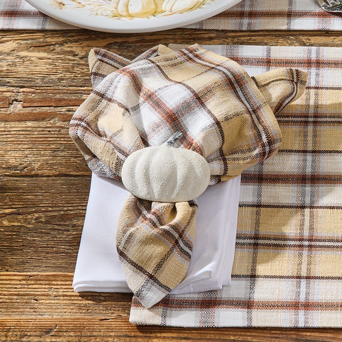 Hadley Plaid Napkin Set of 2