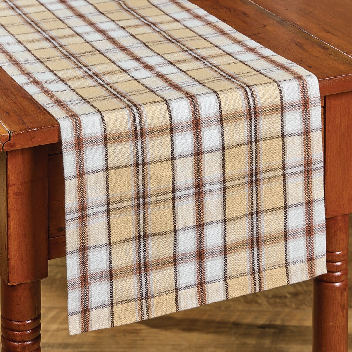 Hadley Plaid Table Runner 36" Long