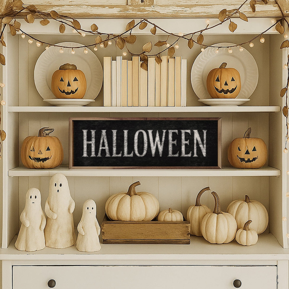 Kendrick Home Walnut Frames Halloween
