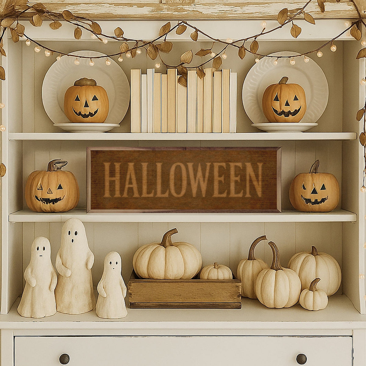 Kendrick Home Walnut Frames Halloween