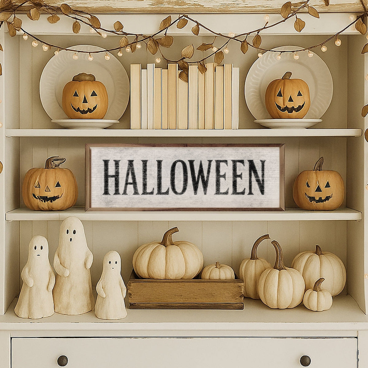 Kendrick Home Walnut Frames Halloween