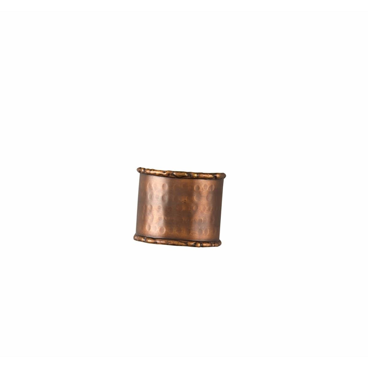 Park Designs Hammered Copper Napkin Ring Set of 2