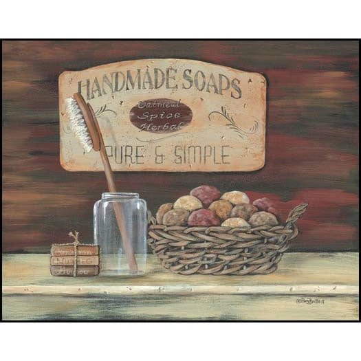 Handmade Soaps By Pam Britton Art Print - 11 X 14-Penny Lane Publishing-The Village Merchant