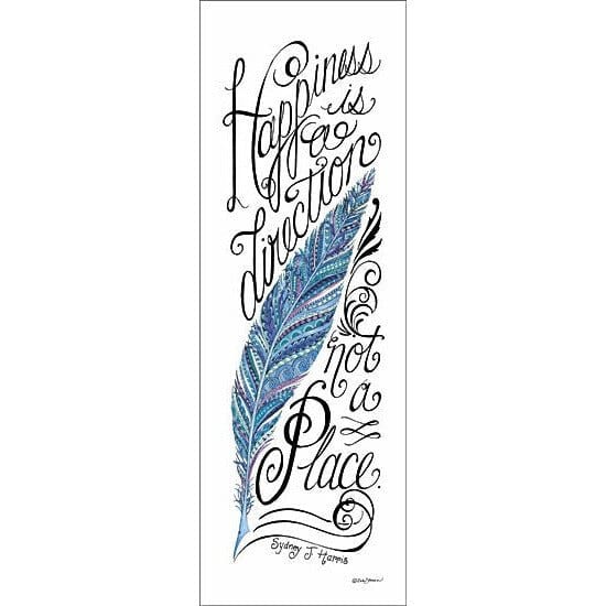 Happiness Is A Direction By Deb Strain Art Print - 6 X 18-Penny Lane Publishing-The Village Merchant