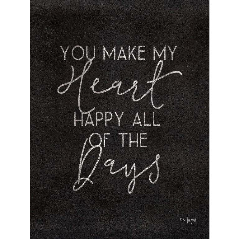 Happy Heart By Jaxn Blvd Art Print - 12 X 16-Penny Lane Publishing-The Village Merchant