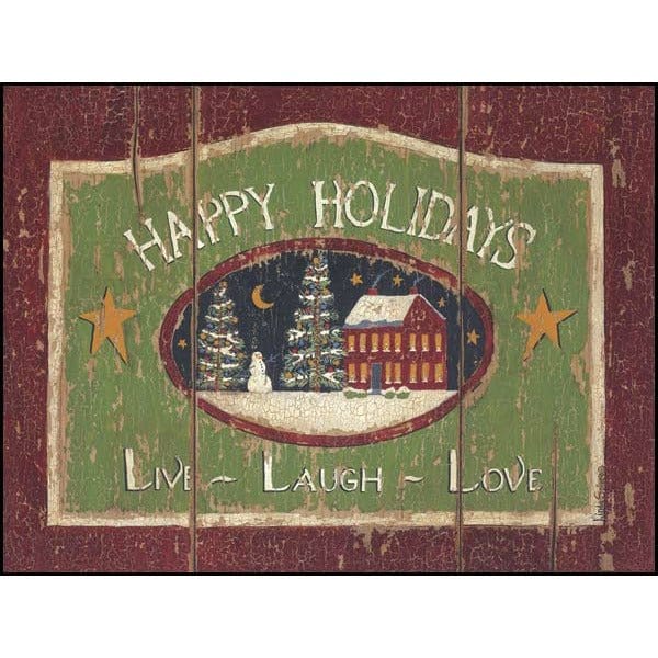 Happy Holidays By Linda Spivey Art Print - 12 X 16-Penny Lane Publishing-The Village Merchant