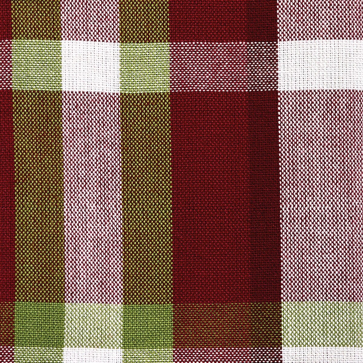 Happy Holidays Chindi Plaid Napkin Set of 2