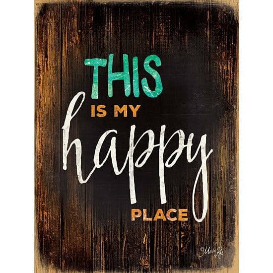 Penny Lane Publishing Happy Place By Marla Rae Art Print - 12 X 16
