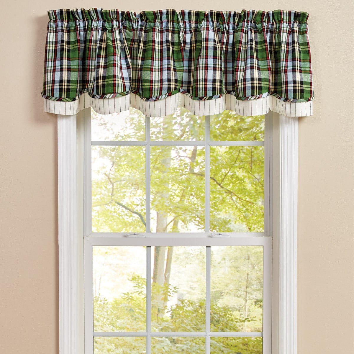 Happy Trails Layered Valance Lined-Park Designs-The Village Merchant