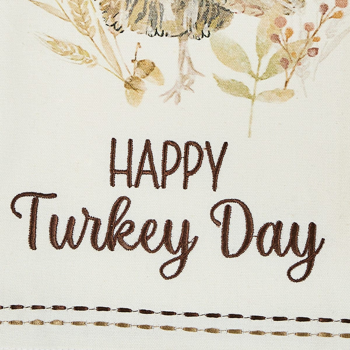 Happy Turkey Day Decorative Towel