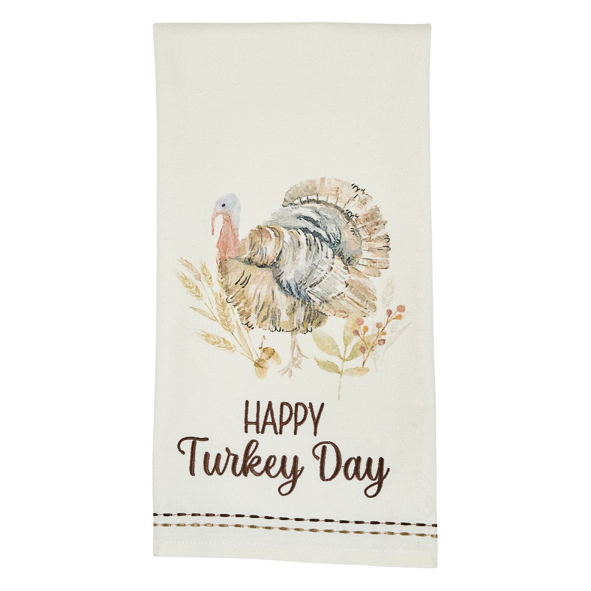 Happy Turkey Day Decorative Towel