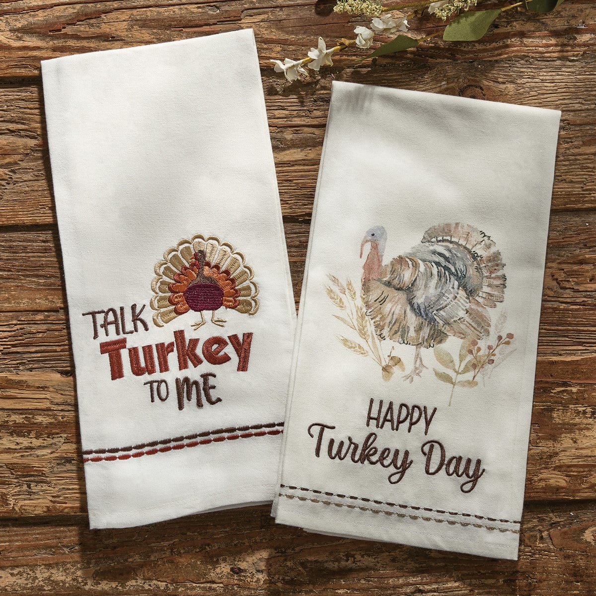 Happy Turkey Day Decorative Towel