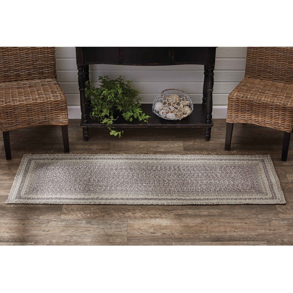 Hartwick Braided rug 24" x 72" runner-Park Designs-The Village Merchant