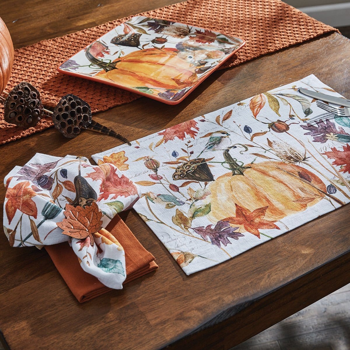 Harvest Home Napkin-Park Designs-The Village Merchant