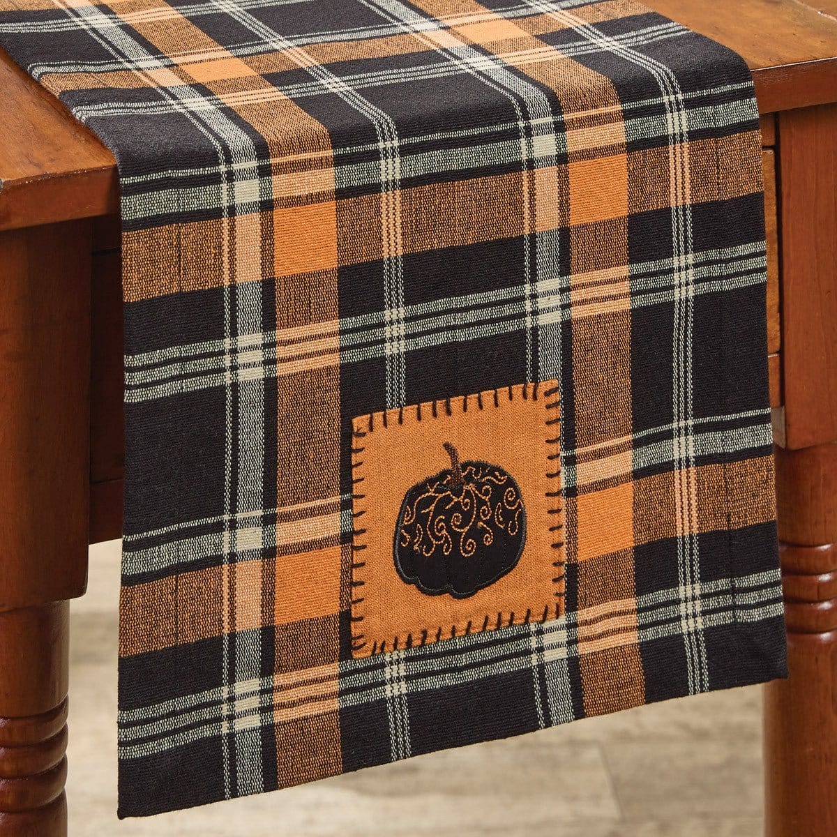 Harvest Night Plaid Table Runner 36&quot; Long-Park Designs-The Village Merchant