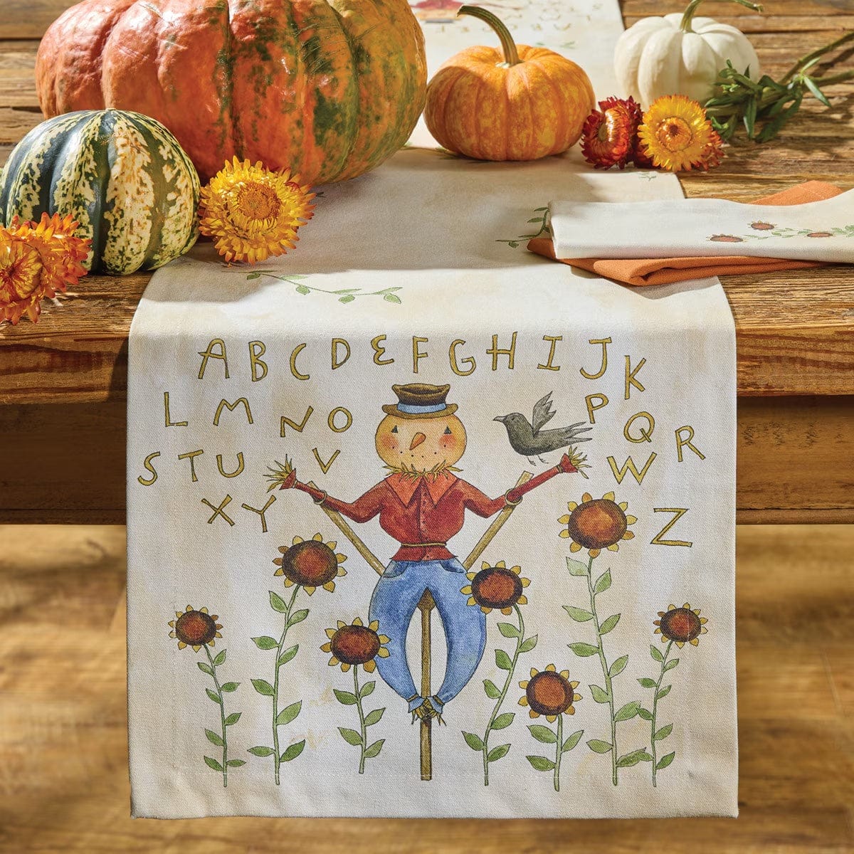 Harvest Sampler Table Runner 54'' Long