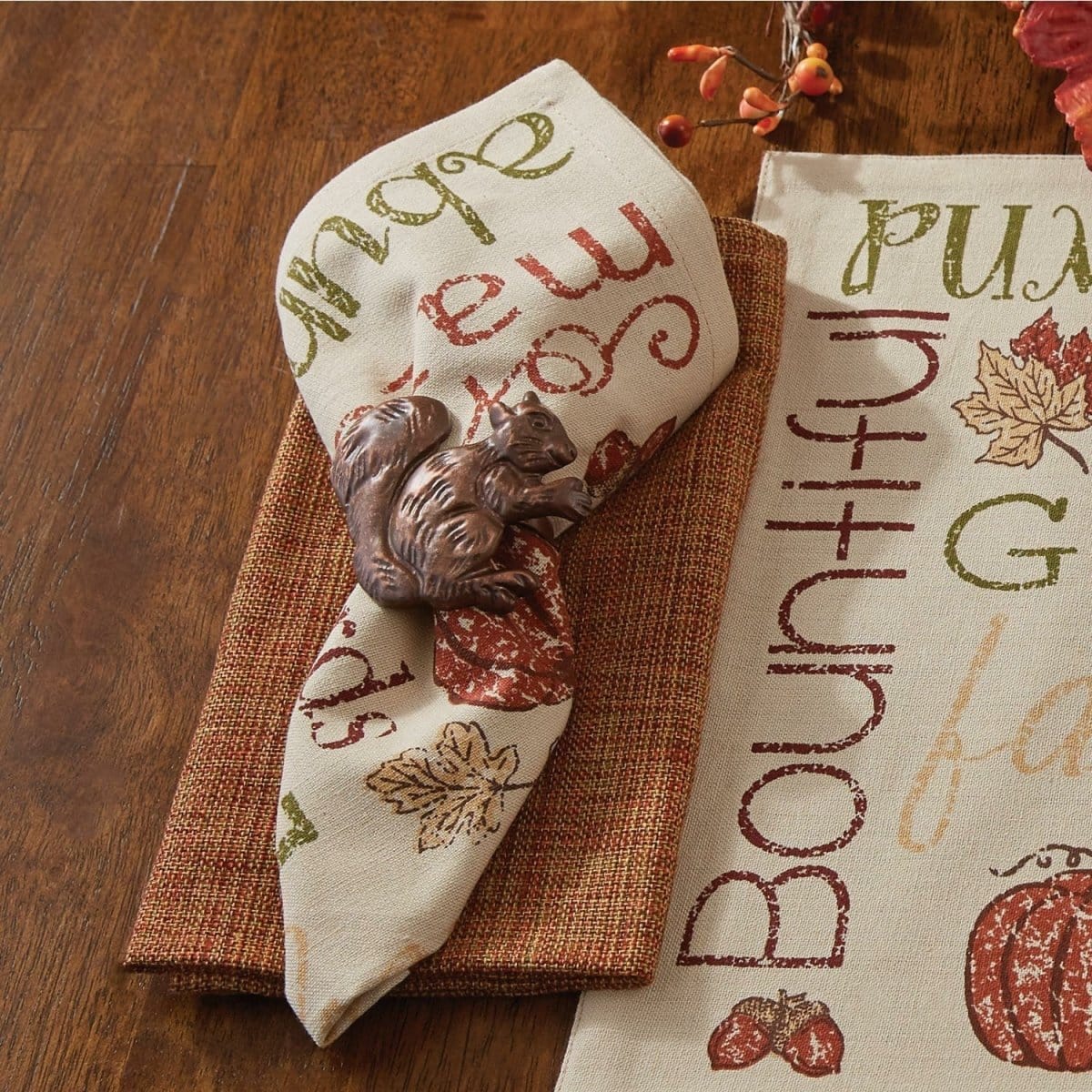 Harvest Sentiments printed Napkin-Park Designs-The Village Merchant