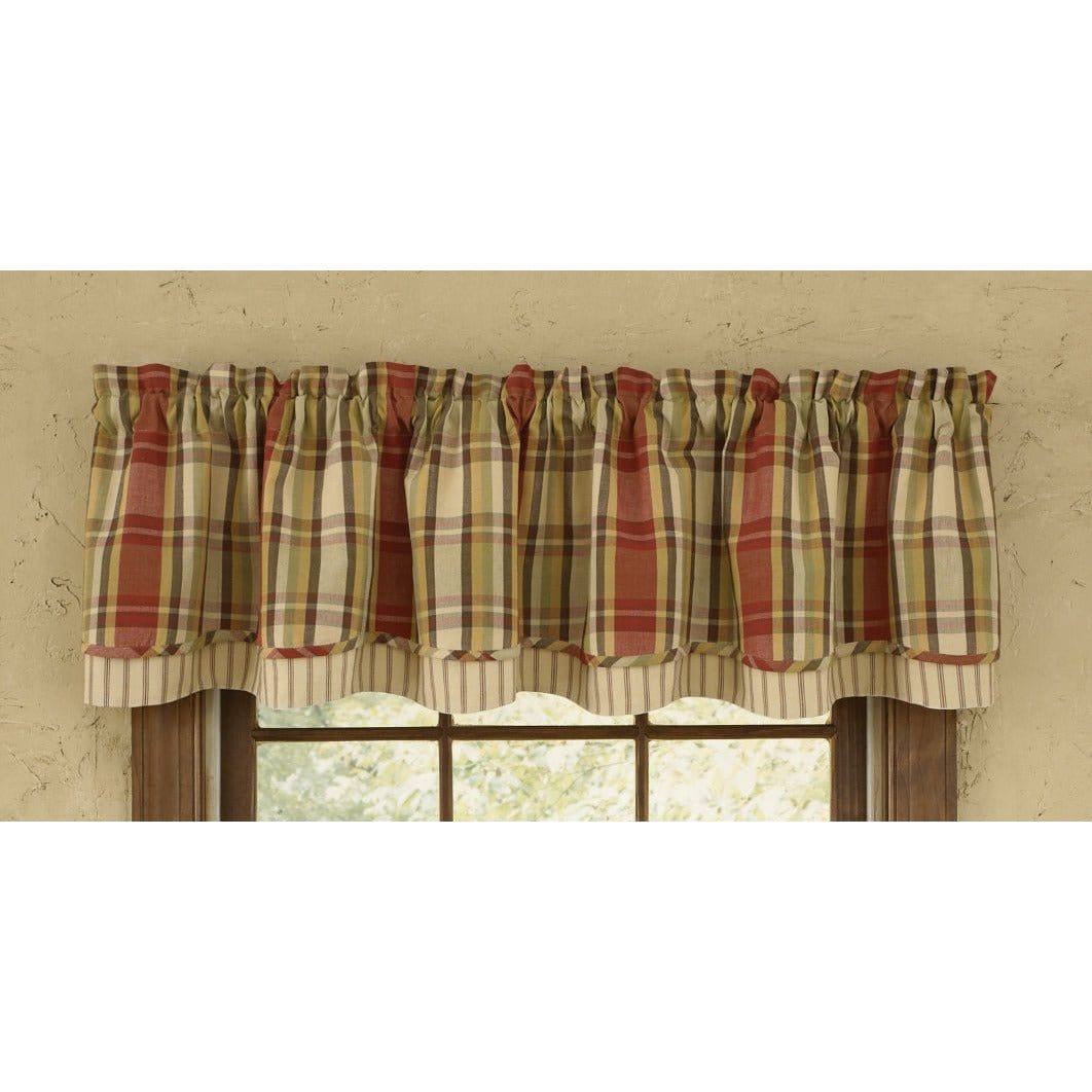 Heartfelt Layered Valance Lined-Park Designs-The Village Merchant