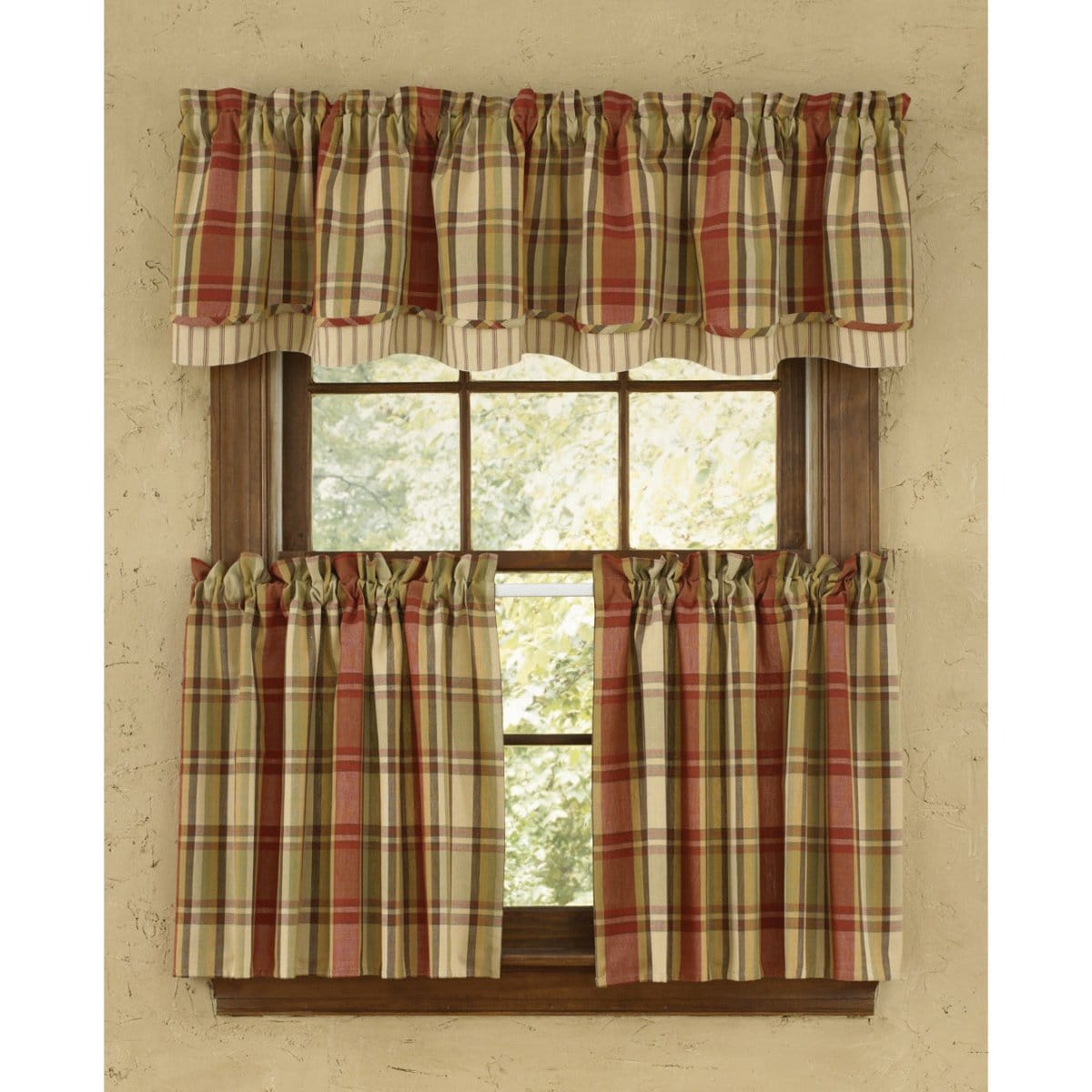 Heartfelt Layered Valance Lined-Park Designs-The Village Merchant