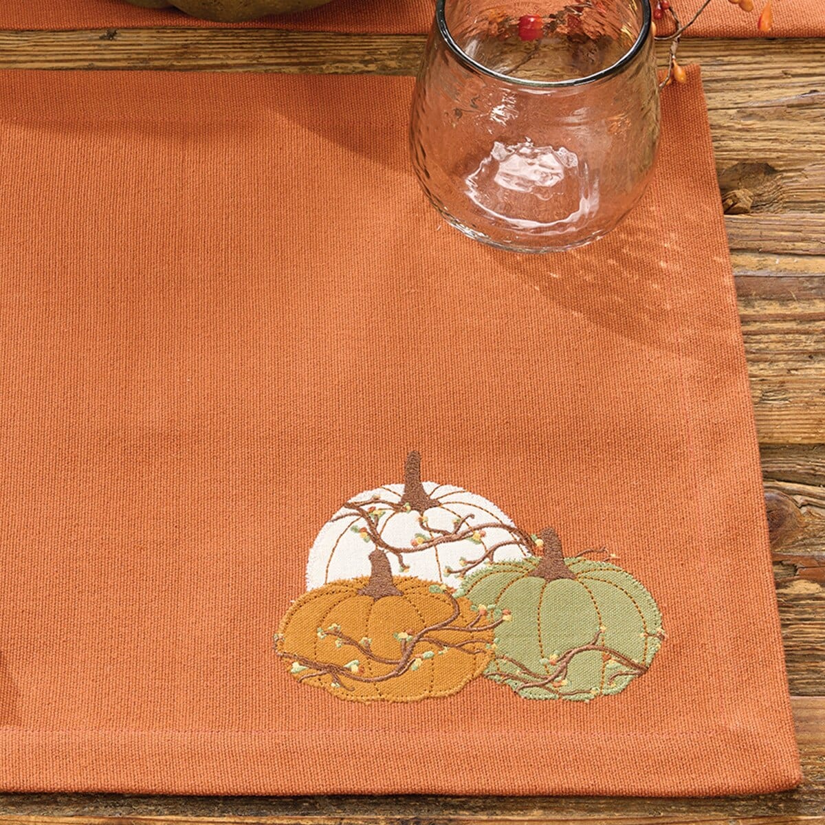 Heirloom And Bittersweet Embroidered Placemat Set of 2