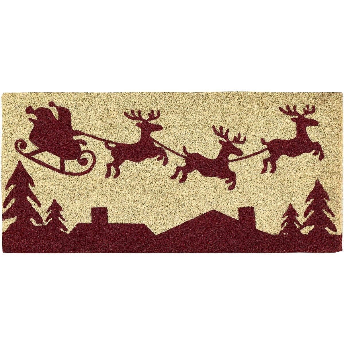 Here Comes Santa Clause Doormat-Park Designs-The Village Merchant