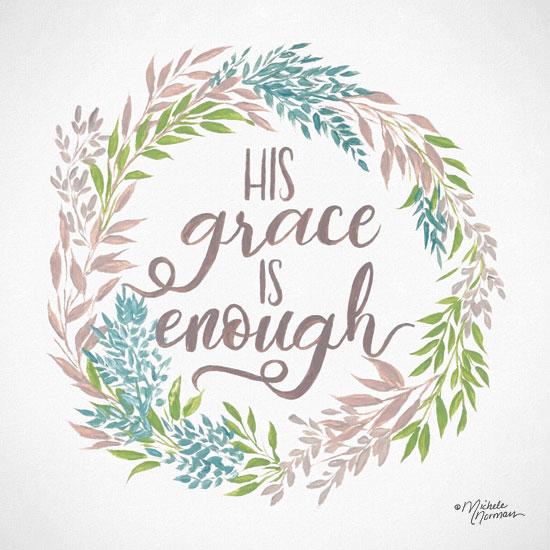 His Grace Is Enough By Michele Norman Art Print - 12 X 12-Penny Lane Publishing-The Village Merchant