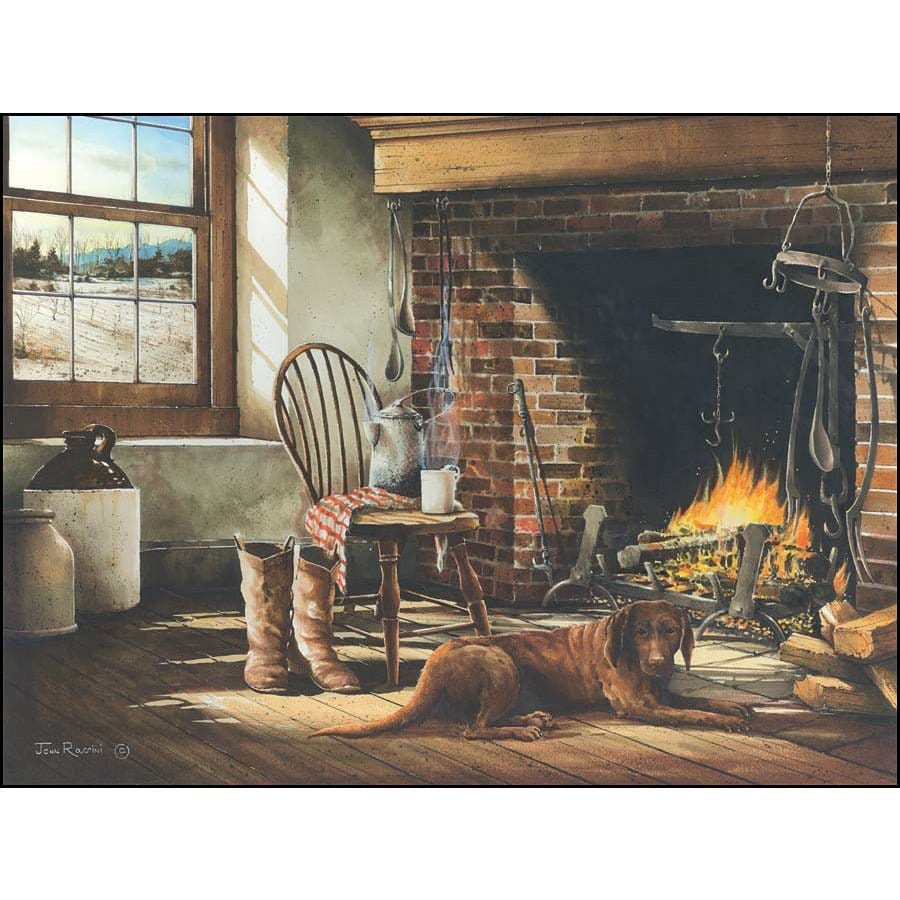 His Morning Coffee By John Rossini Art Print - 18 X 24-Penny Lane Publishing-The Village Merchant