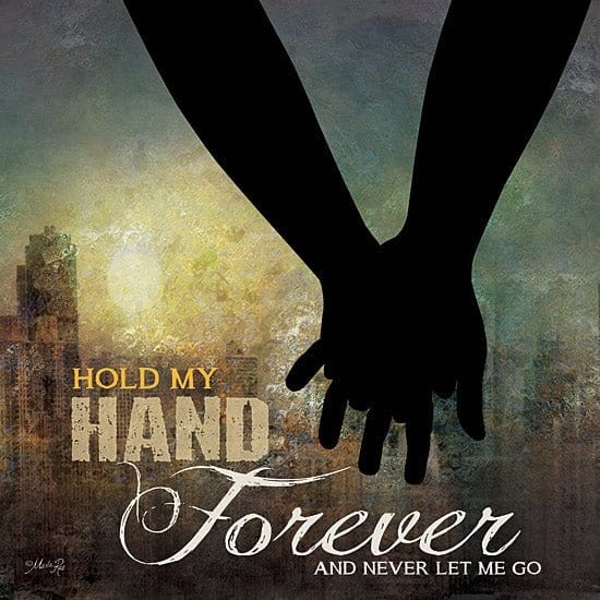 Hold My Hand Forever By Marla Rae Art Print - 12 X 12-Penny Lane Publishing-The Village Merchant