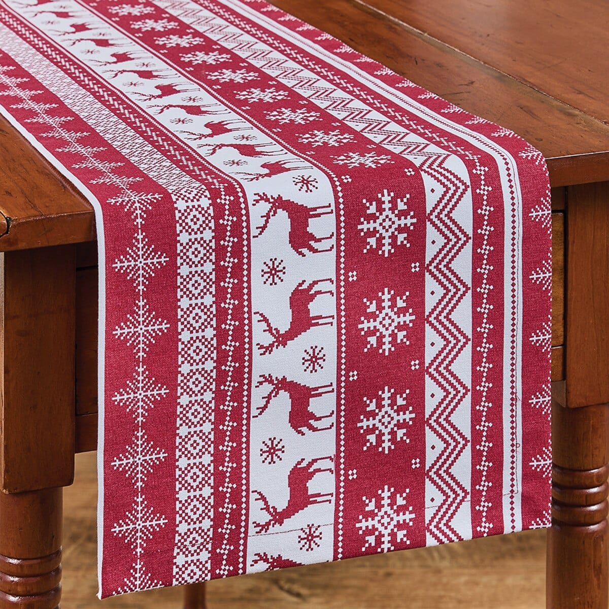 Holiday Fairisle Patricia Heaton Home Table Runner 36" Long