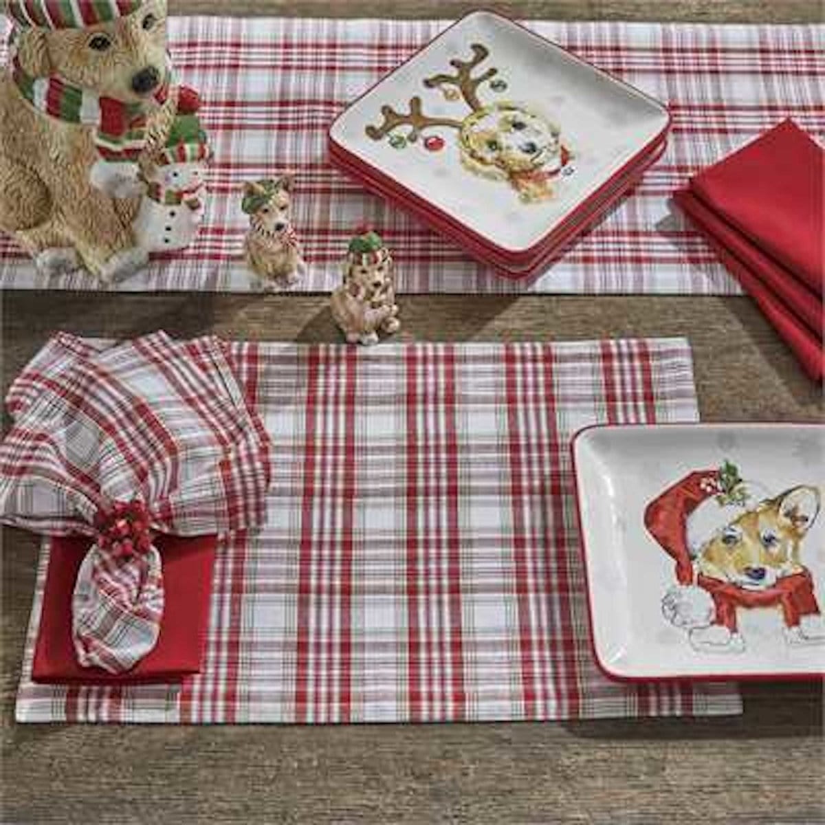 Holiday Kisses Table Runner 54&quot; Long-Park Designs-The Village Merchant