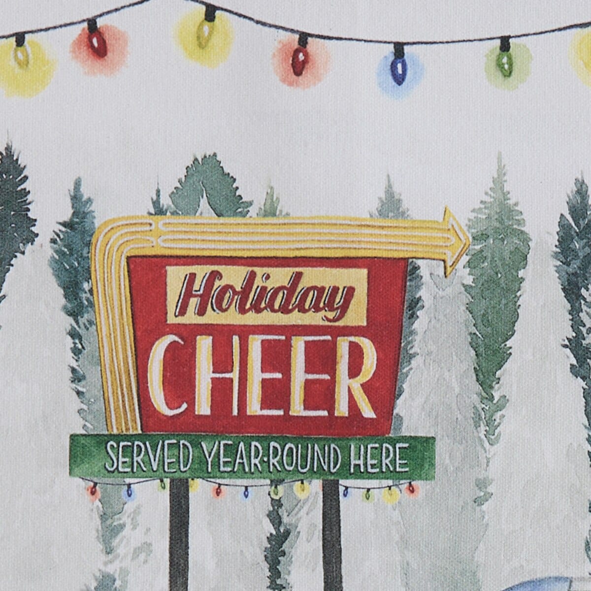 Holiday Roadtrip Printed Table Runner 36" Long