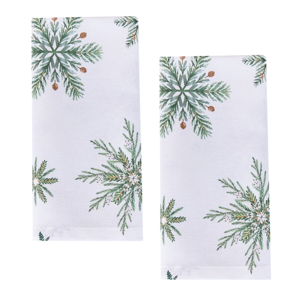 Holiday Snowfall Printed Napkin Set of 2