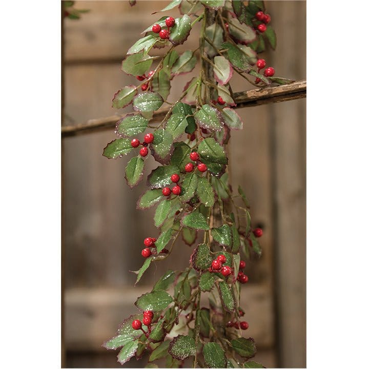 Holly &amp; Berry Garland 6 Feet Long-Craft Wholesalers-The Village Merchant