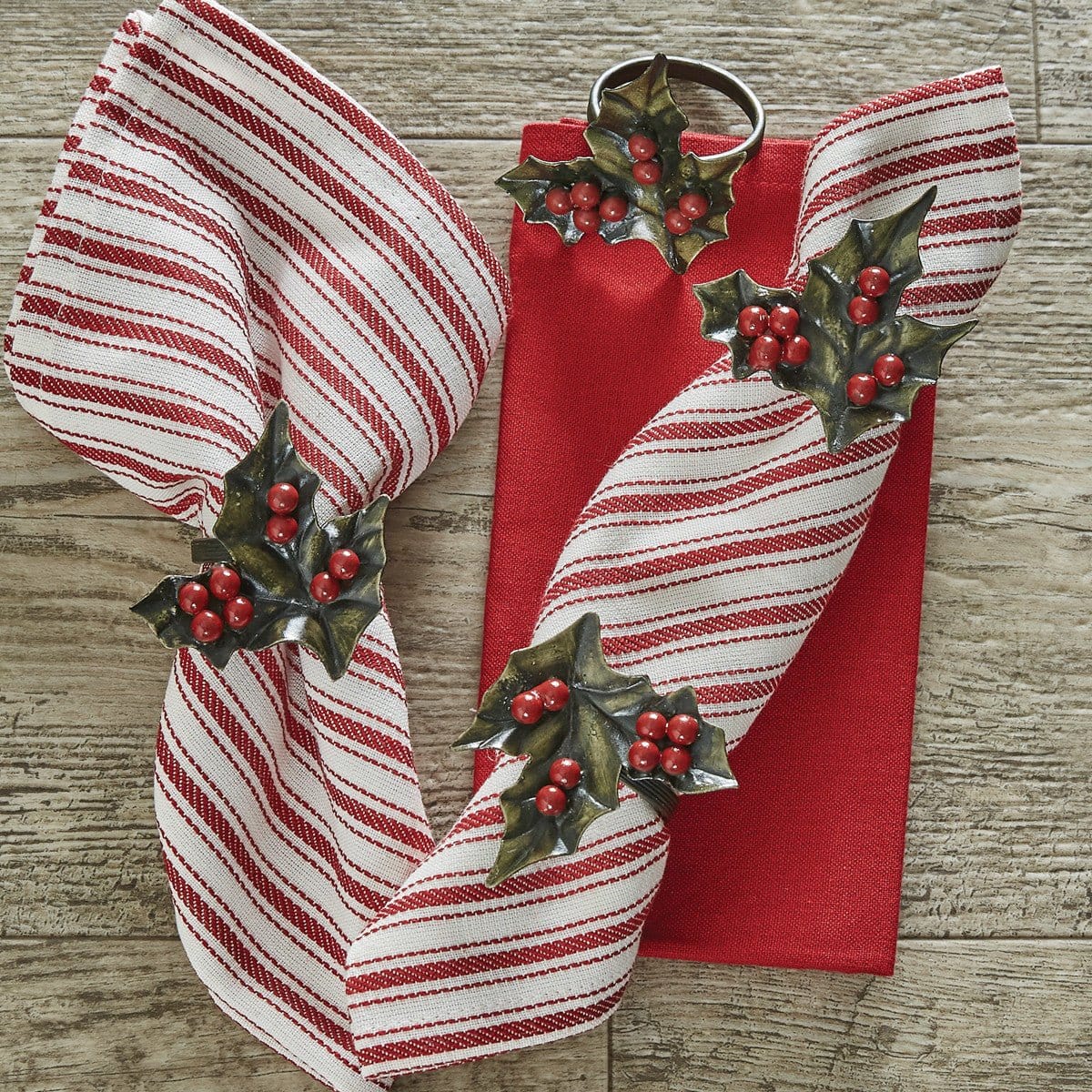 Holly &amp; Berry Napkin Ring-Park Designs-The Village Merchant