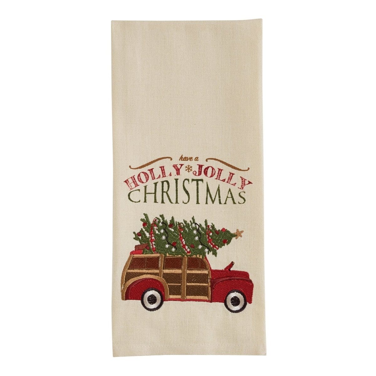 Holly Jolly Woody Decorative Towel-Park Designs-The Village Merchant