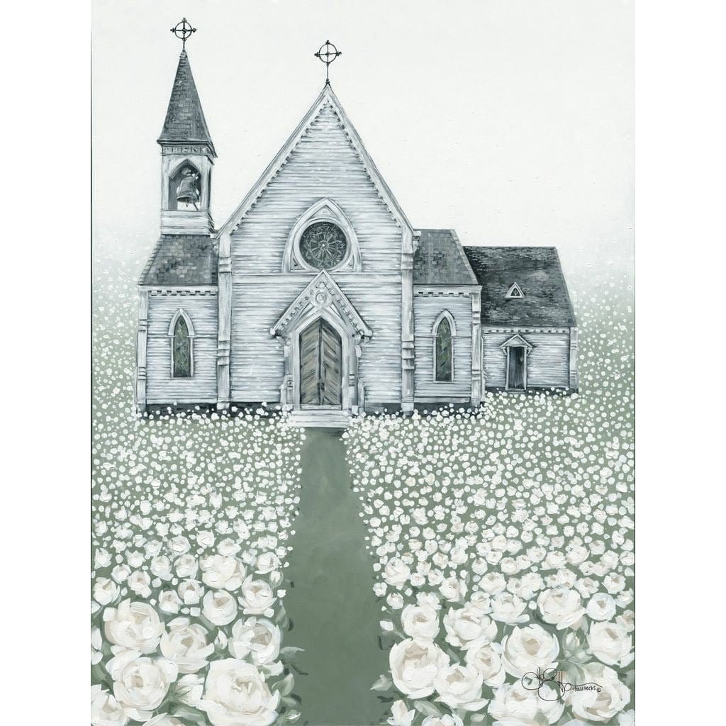 Penny Lane Publishing Holy Spirit Lead Me By Hollihocks Art Art Print - 12 X 16