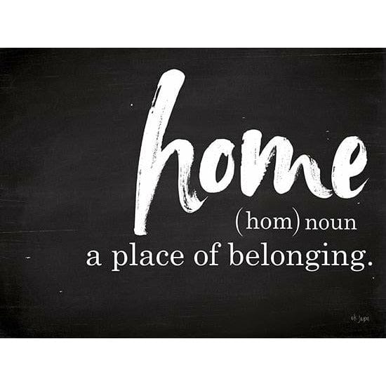 Penny Lane Publishing Home - A Place Of Belonging By Jaxn Blvd Art Print - 12 X 16