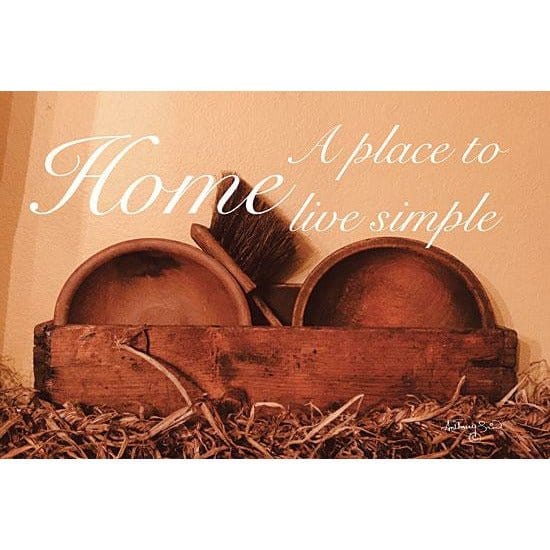 Penny Lane Publishing Home A Place To Live Simple By Anthony Smith Art Print - 12 X 18