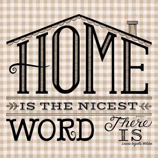 Penny Lane Publishing Home By Deb Strain Art Print - 12 X 12