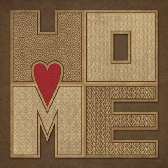 Penny Lane Publishing Home By Lauren Rader Art Print - 12 X 12