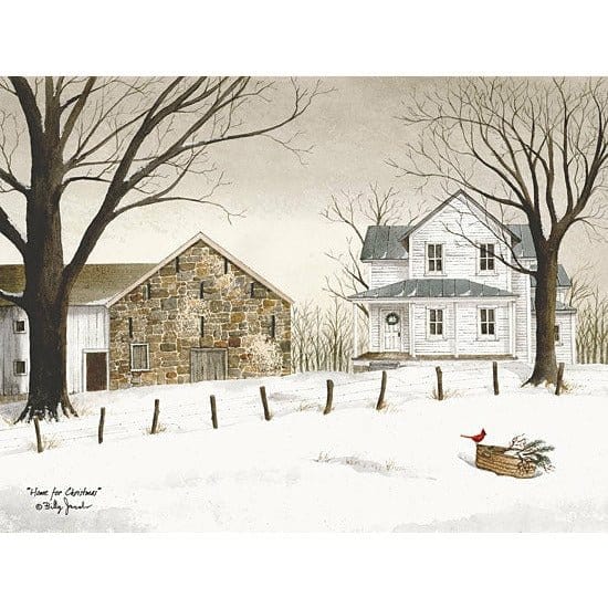 Home For Christmas By Billy Jacobs Art Print - 12 X 16-Penny Lane Publishing-The Village Merchant