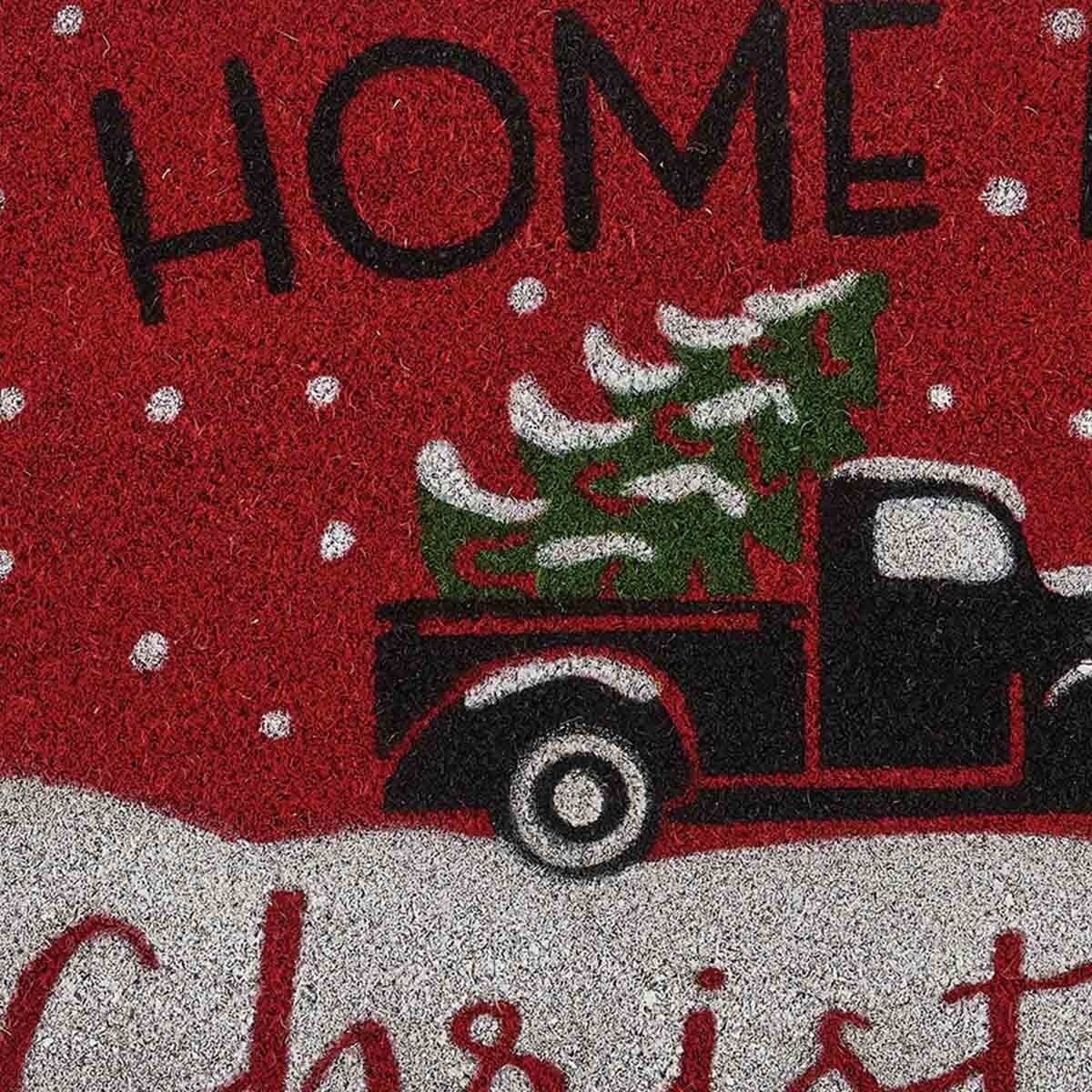 Home For Christmas Coir Doormat