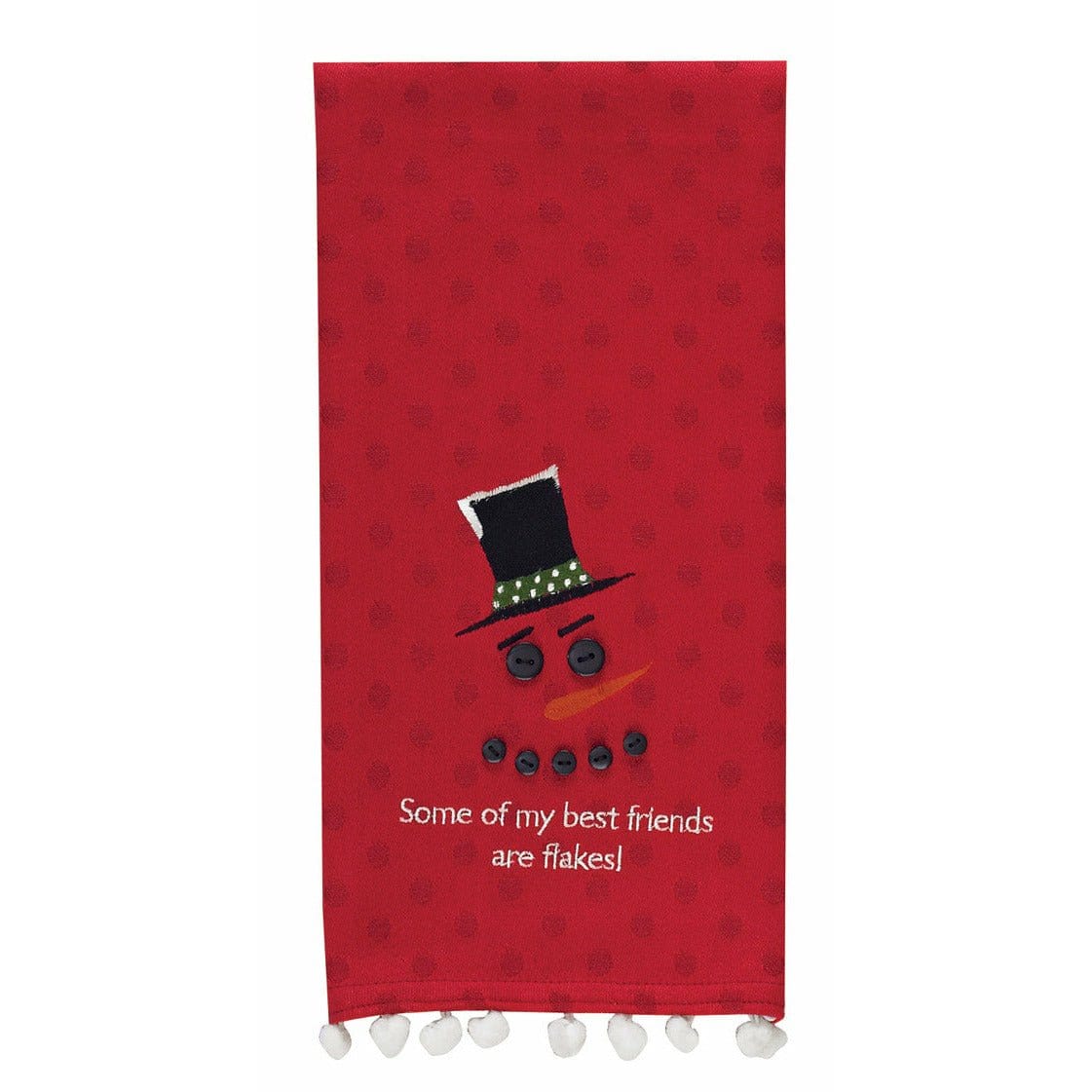 Home For The Holidays Some Of My Best Friends Are Flakes Decorative Towel-Park Designs-The Village Merchant