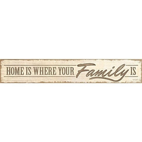 Penny Lane Publishing Home Is By Lauren Rader Art Print - 6 X 36