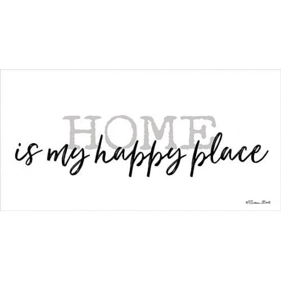 Home Is My Happy Place By Susan Ball Art Print - 9 X 18-Penny Lane Publishing-The Village Merchant