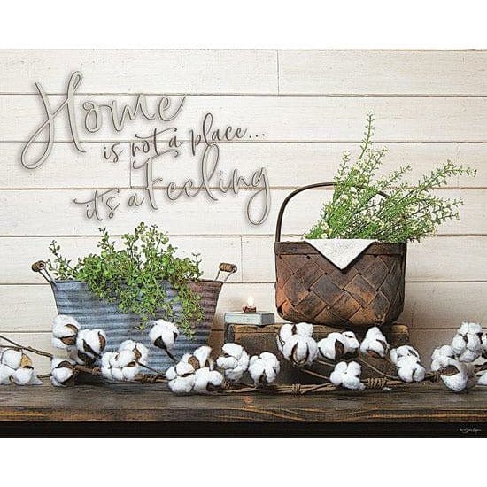 Penny Lane Publishing Home Is Not A Place By Susie Boyer Art Print - 12 X 16